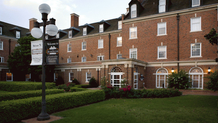 Garden View of Atherton Hotel